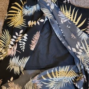 Strapless Palm Dress